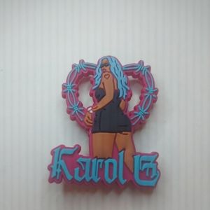 Karol G Heart Crocs  Charm.
